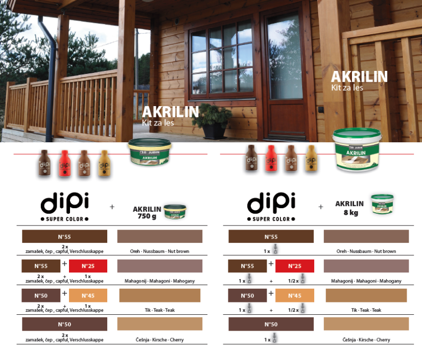 Dipi supercolor pro akrilin